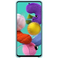 thumb-Samsung Silicone Hoesje - Samsung A71 - Blauw-3