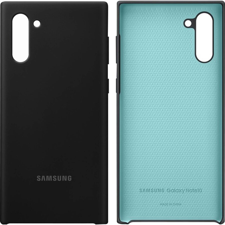 Origineel Samsung Galaxy Note 10 Hoesje Silicone Cover Zwart-2