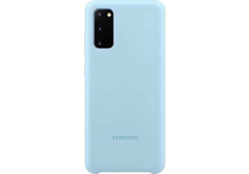 Samsung Silicone Hoesje - Samsung Galaxy S20 - Blauw 