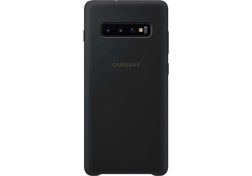 Samsung Galaxy S10 Plus Silicone Cover Zwart 