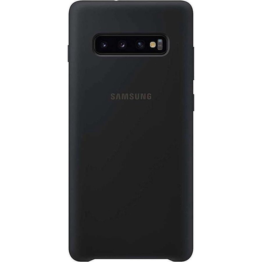 Samsung Galaxy S10 Plus Silicone Cover Zwart-1
