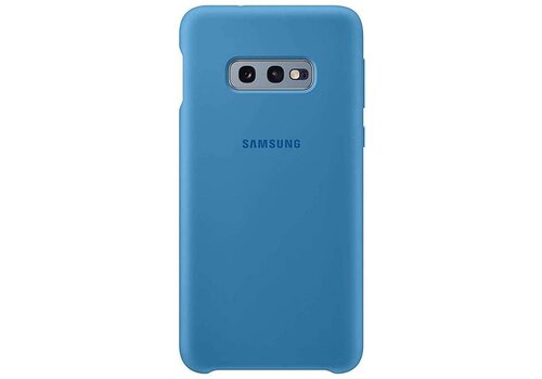 Samsung silicone cover - blauw - voor Samsung Galaxy S10e 