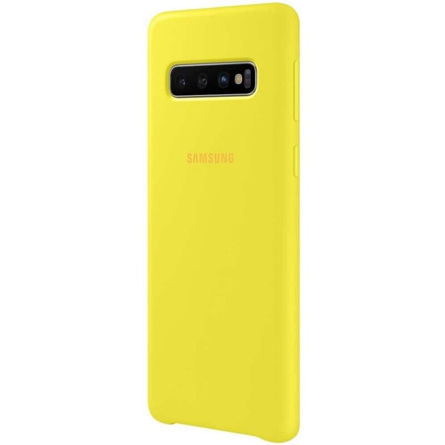 Samsung Silicone Cover - voor Samsung Galaxy S10 - Geel-2