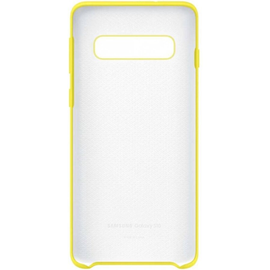 Samsung Silicone Cover - voor Samsung Galaxy S10 - Geel-3