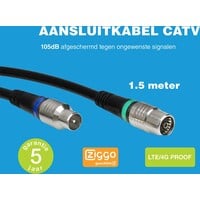 thumb-Technetix RLA++10 Coaxkabel – 4G/LTE Proof – 1,5 meter | IEC (m) naar IEC (v) – Ziggo Geschikt-2