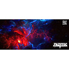 Zazitec Muismat groot 90x40 cm - Heelal rood - Geschikt voor gaming/kantoor - XXL muismat