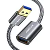 Zazitec USB-A 3.0 verlengkabel / extensiekabel high speed USB 3.0 Type-A male naar female data- en oplaadkabel voor verlenging van pc, laptop, hub en randapparatuur