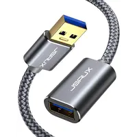 thumb-USB-A 3.0 verlengkabel / extensiekabel high speed USB 3.0 Type-A male naar female data- en oplaadkabel voor verlenging van pc, laptop, hub en randapparatuur-1