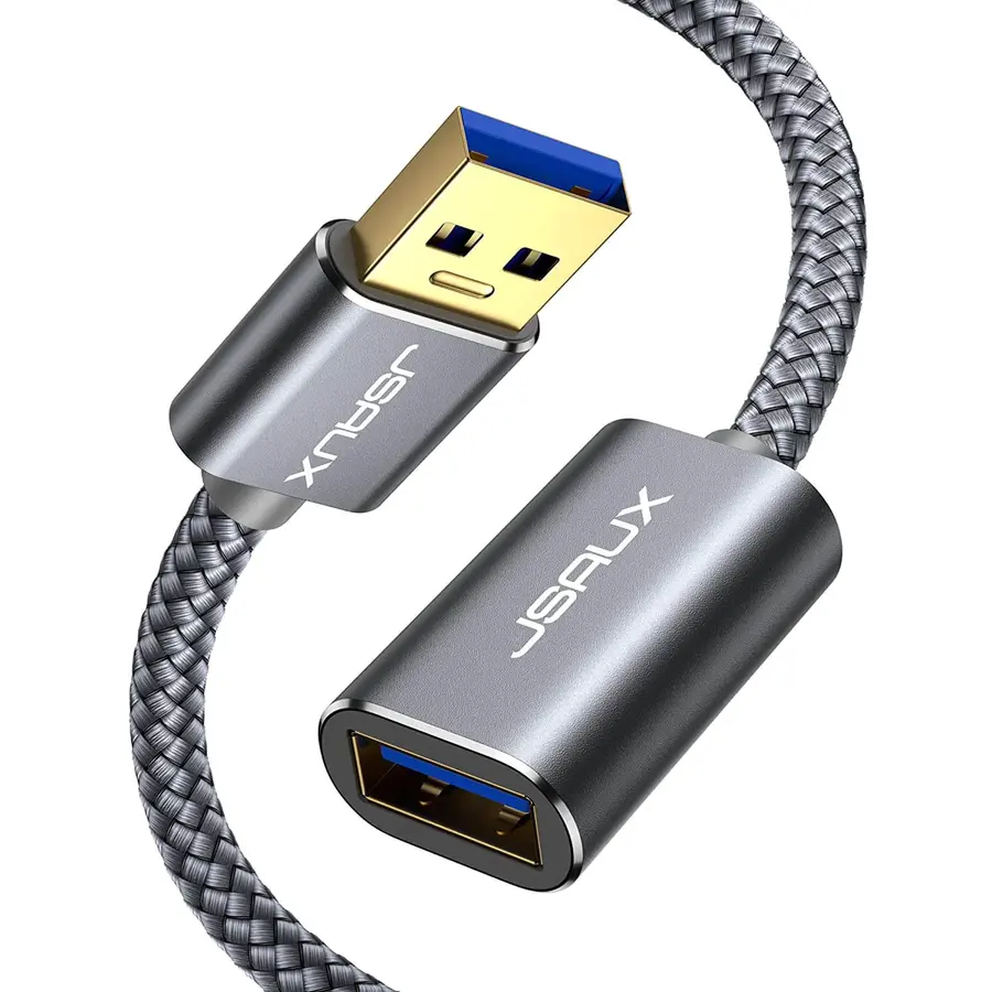 USB-A 3.0 verlengkabel / extensiekabel high speed USB 3.0 Type-A male naar female data- en oplaadkabel voor verlenging van pc, laptop, hub en randapparatuur-1