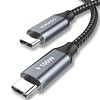 Zazitec USB-C naar USB-C 100W Power Delivery kabel 2 meter E-Marker snellaad kabel geschikt voor laptop, tablet en smartphone USB-C data en oplaadkabel