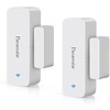 Zazitec Panamalar Deurruit WiFi Sensor Smart Alert – Deur & Raam Sensor – Draadloze Beveiliging – Compatibel met Alexa & Google Home