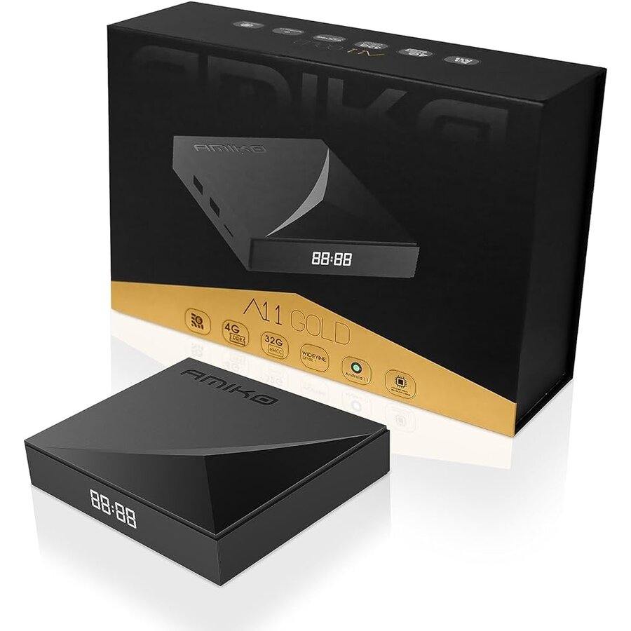 Amiko A11 GOLD 4K Android OTT Media Player-2