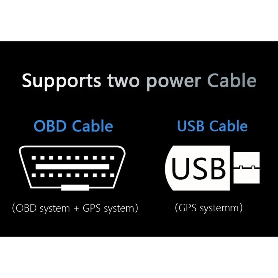 Zazitec ZT-XHUD03 Head-Up Display - Universeel - GPS - OBD2-2