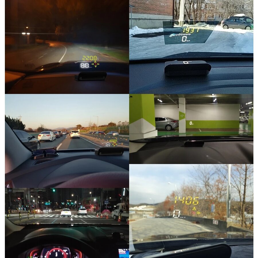 Zazitec ZT-XHUD03 Head-Up Display - Universeel - GPS - OBD2-4