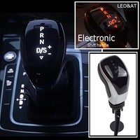 thumb-LED Verlichte DSG Pook knop geschikt voor VW/SEAT/AUDI/SKODA - AUTOMAAT - ZWART - ROOD LICHT-5