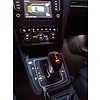 Zazitec LED Verlichte DSG Pook knop geschikt voor VW/SEAT/AUDI/SKODA - AUTOMAAT - ZILVER - ROOD LICHT