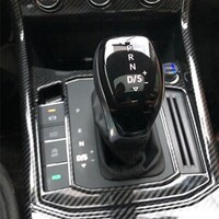 thumb-LED Verlichte DSG Pook knop geschikt voor VW/SEAT/AUDI/SKODA - AUTOMAAT - ZILVER - WIT LICHT-5