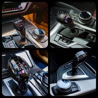 thumb-Luxe Kristallen Pook knop geschikt voor BMW 5/5GT/6/7-Serie 2010-2017 F10/F18/F11 F06/F12/F13 F01/F02 - M Look-5