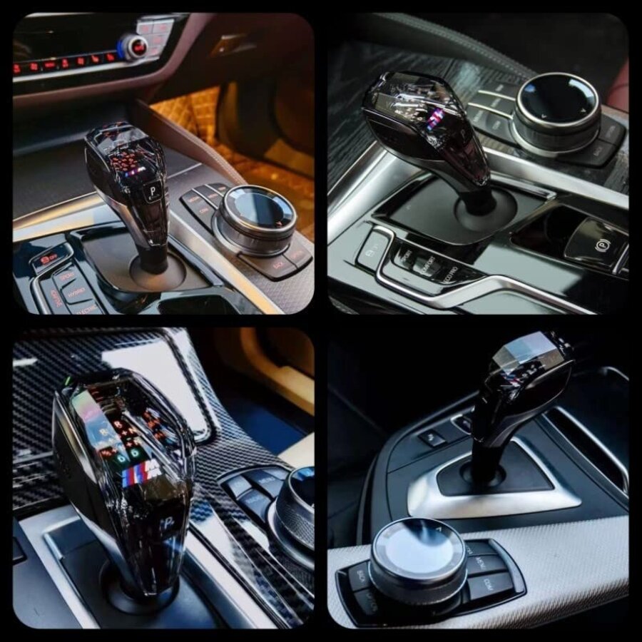 Luxe Kristallen Pook knop geschikt voor BMW 5/5GT/6/7-Serie 2010-2017 F10/F18/F11 F06/F12/F13 F01/F02 - M Look-5