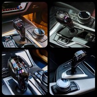 thumb-Luxe Kristallen Pook knop geschikt voor BMW i8 i12/i15 2014-2020 - M Look-5