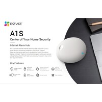 thumb-EZVIZ® CS-A1S-32W A1S Smart Home Internet Alarm Hub Alarmsysteem - WiFi/LAN & 4G - 32 Sensoren - 100% Draadloos - Werkt met Alexa en Google Home-3