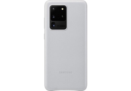 Samsung Galaxy S20 ultra Leather Cover Gray 