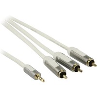 thumb-Profigold 3,5mm Jack 4-polig - Composiet audio video kabel - versie links/rechts/massa/video (TRRS) - 2 meter-2