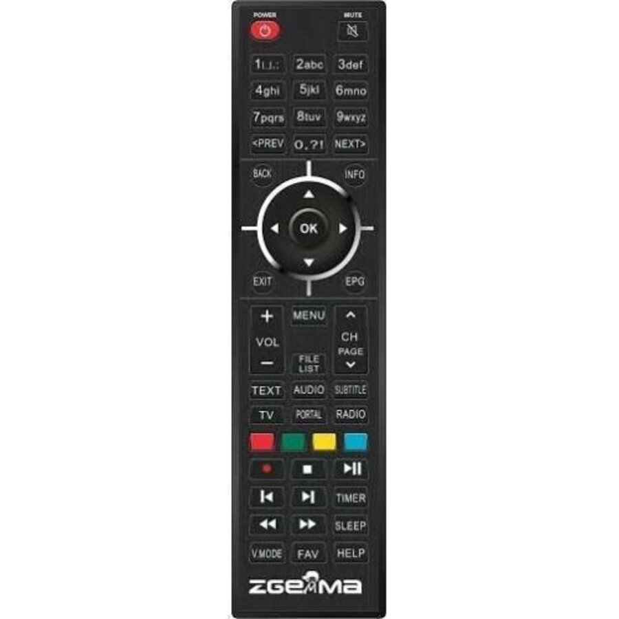 Zgemma Star Afstandsbediening – Origineel & Compatibel-1