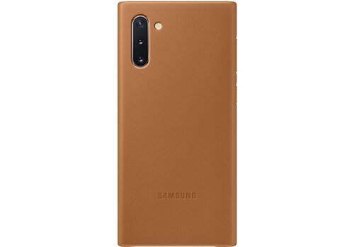 Samsung Galaxy Note 10 Leather Cover Camel 