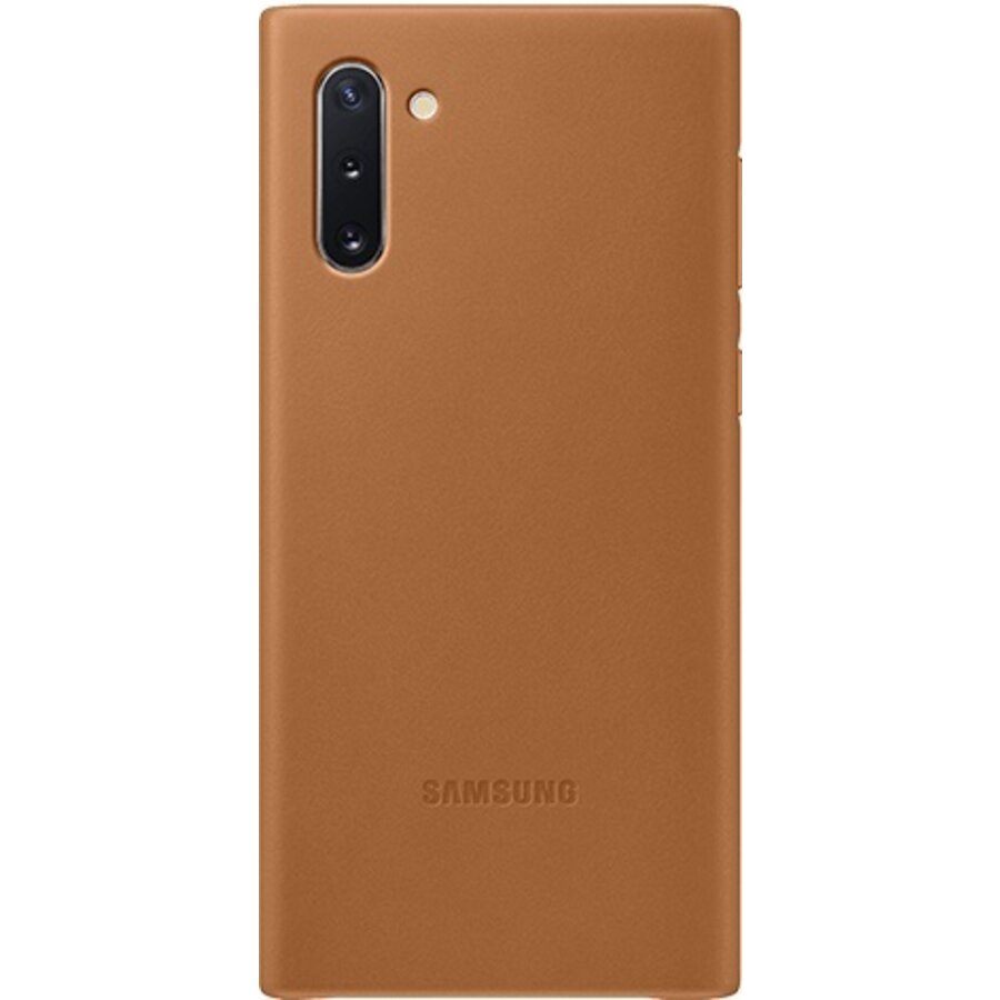 Samsung Galaxy Note 10 Leather Cover Camel-1