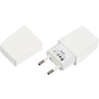 thumb-USB lader 5V 1A EU stekker Universeel - Reislader Wit-1