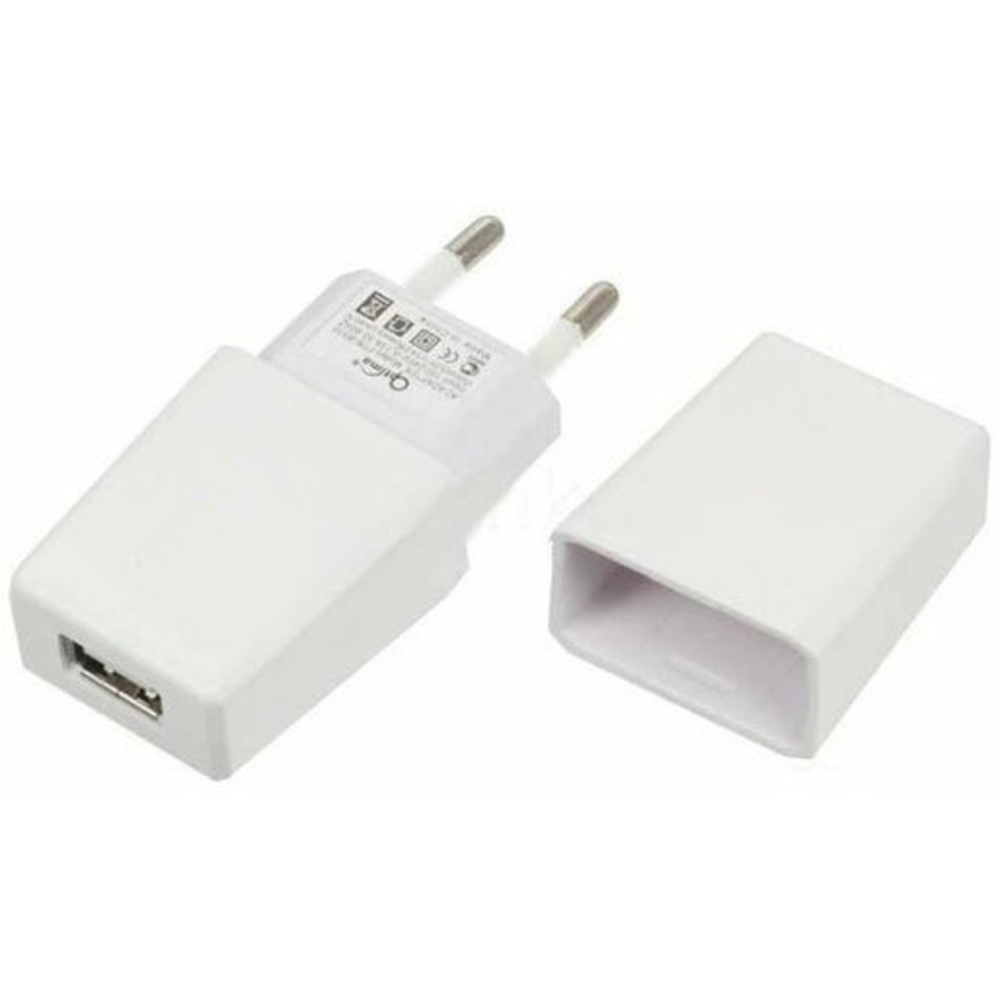 USB lader 5V 1A EU stekker Universeel - Reislader Wit-2