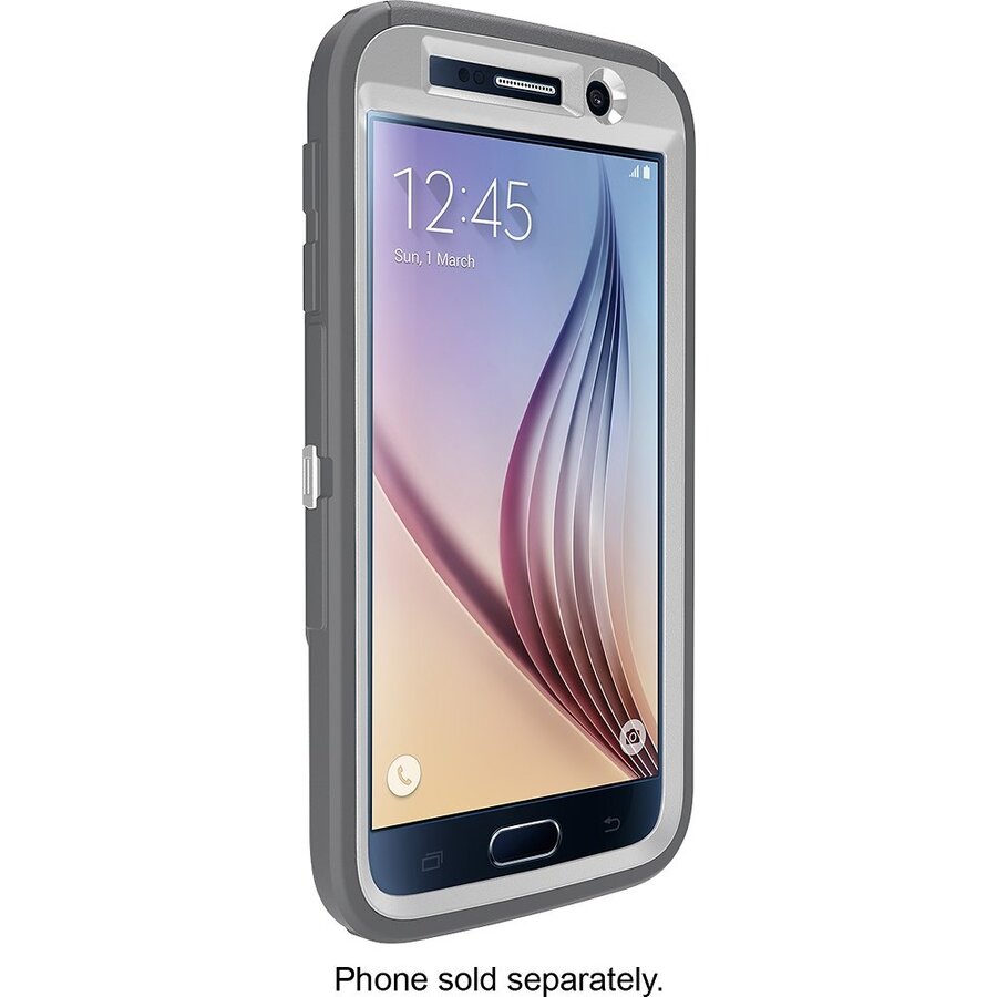 OtterBox Defender Series Rugged Case geschikt voor Samsung Galaxy S6 - Wit/Grijs-8