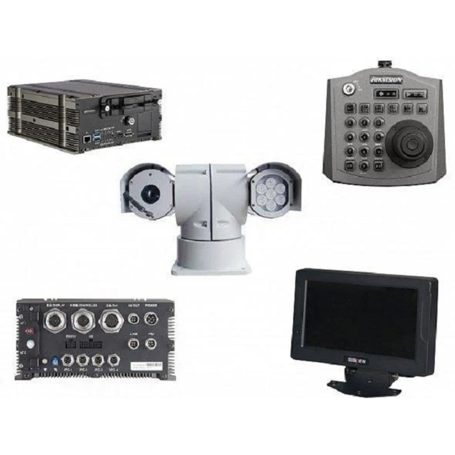 Hikvision® Mobile Surveillance System – Comprehensive All-Weather Solution with 1080p Video Recorder, 30x Zoom PTZ, Manual Joystick Control, and 7" Touchscreen Display-1