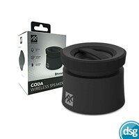 iFrogz Bluetooth Wireless Speaker Coda Portable - Black
