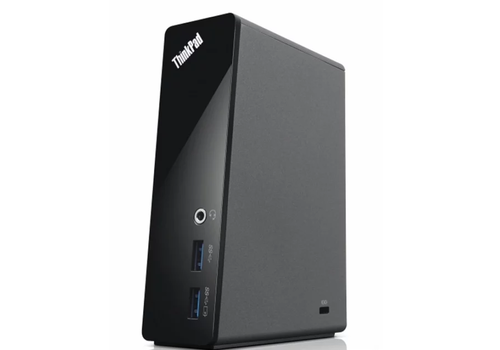 Lenovo® ThinkPad DL3700-ESS Docking station | 2x USB 3.0 | 2x USB 2.0 | 1x Gigabit LAN | 1x DVI | 3,5mm Audio Jack | Zwart 