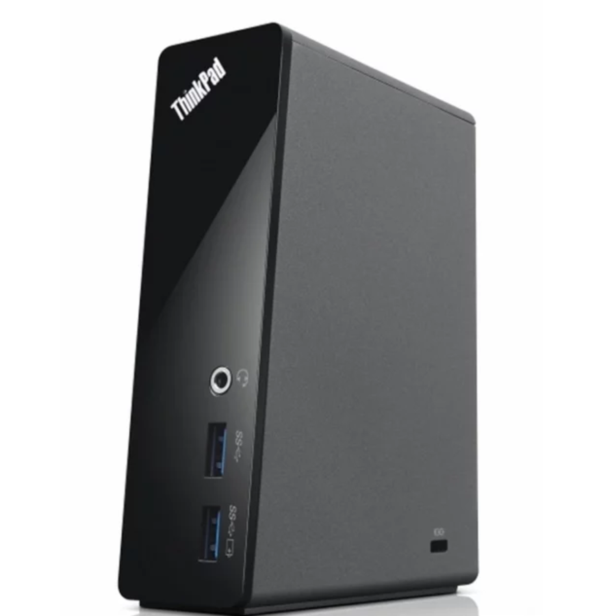 Lenovo® ThinkPad DL3700-ESS Docking station | 2x USB 3.0 | 2x USB 2.0 | 1x Gigabit LAN | 1x DVI | 3,5mm Audio Jack | Zwart-1