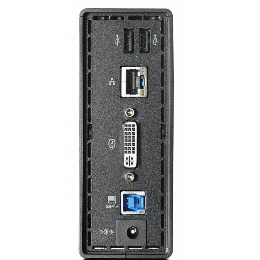 Lenovo® ThinkPad DL3700-ESS Docking station | 2x USB 3.0 | 2x USB 2.0 | 1x Gigabit LAN | 1x DVI | 3,5mm Audio Jack | Zwart-2