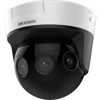 thumb-Hikvision® DS-2CD6924G0-IHS NFC 2.8mm 8 MP PanoVu Panoramic Network Camera - Multisensor  - IP67/IK10 - Nightvision - Heater - Panorama Dome - 180° Horizontal FOV - Weather Proof - Built-in Heater + Smart Defog - DarkFighter-3