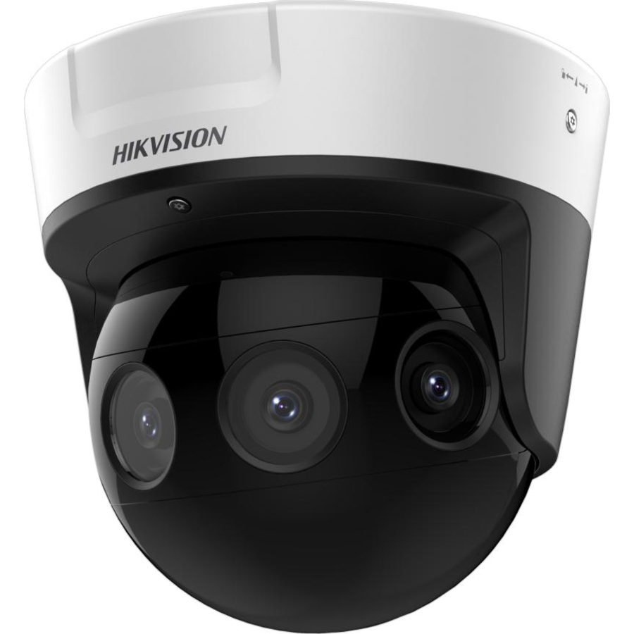 Hikvision® DS-2CD6924G0-IHS NFC 2.8mm 8 MP PanoVu Panoramic Network Camera - Multisensor  - IP67/IK10 - Nightvision - Heater - Panorama Dome - 180° Horizontal FOV - Weather Proof - Built-in Heater + Smart Defog - DarkFighter-3