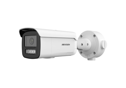Hikvision® DS-2CD3T46G2-ISU/SL 2.8 MM H eF 4 MP AcuSense IP Strobe Light and Audible Warining Fixed Bullet Network Camera - Flits/Sirene  - DarkFighter - IP67 - 120dB True WDR - Twee-weg Audio 