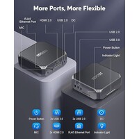 thumb-NiPoGi Mini PC 16GB RAM, 12th Gen Intel Alder Lake-N100 (tot 3.4GHz), 512GB SSD, Windows 11 Pro, Dual Display (2x HDMI), WiFi 5, BT 4.2, Gigabit Ethernet-7