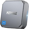 Nipogi NiPoGi Mini PC 16GB RAM, 12th Gen Intel Alder Lake-N100 (tot 3.4GHz), 512GB SSD, Windows 11 Pro, Dual Display (2x HDMI), WiFi 5, BT 4.2, Gigabit Ethernet