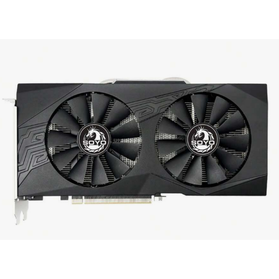 SOYO AMD Radeon RX 580 Videokaart - 8GB GDDR5 - 1X DisplayPort 1.4 - 1X HDMI 2.0 - PCIe 3.0 x16 - 256bit - ZWART-3