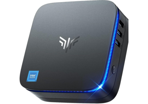 KAMRUI AK1 Plus Mini PC | Intel® N95 | 8GB DDR4 | 256GB SSD | Windows 11 Pro | Zwart 
