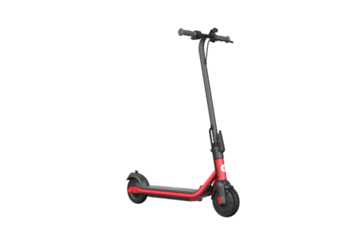 Ninebot eKickScooter ZING C15E Powered by Segway E-Step - Neon/Sfeerverlichting - Vanaf 10 Jaar - Maximum Snelheid 16km/u - Actieradius tot 20km - Zwart/Rood 