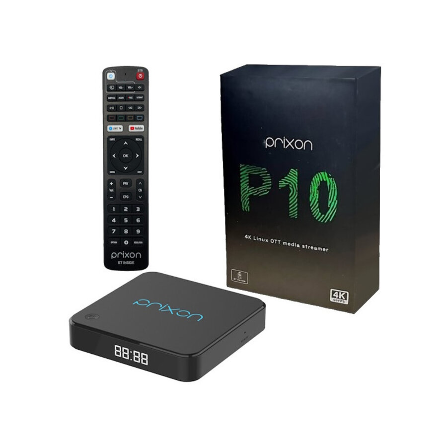 Prixon P10 Linux BT IPTV Set-Top Box – Krachtige IPTV Ontvanger met Bluetooth en Linux OS-1