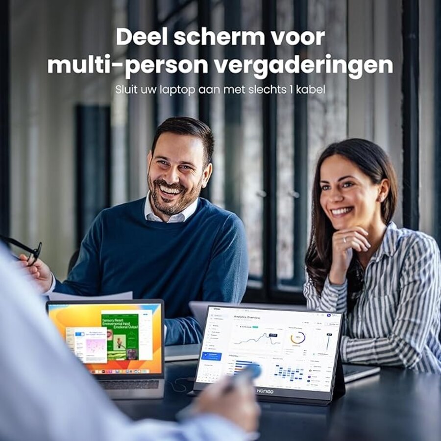 Zazitec  BX156 - 15.6" FHD Draagbare Monitor - USB-C & HDMI, IPS Display voor Laptop, Gaming en Productiviteit-7