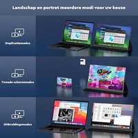thumb-Zazitec  BX156 - 15.6" FHD Draagbare Monitor - USB-C & HDMI, IPS Display voor Laptop, Gaming en Productiviteit-3
