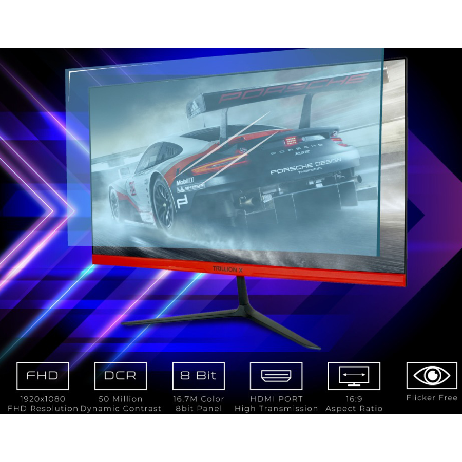 TRILLION-X LCD 24" DX238A1 Monitor - 75Hz - 2ms - Full HD - Ultra Slim IPS Design-4